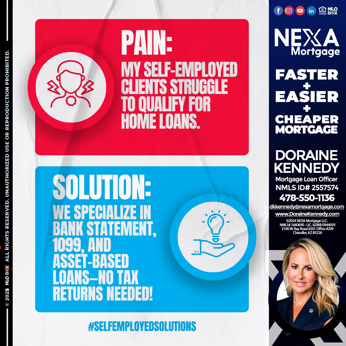 pain-solution - Doraine Kennedy -Mortgage Loan Officer